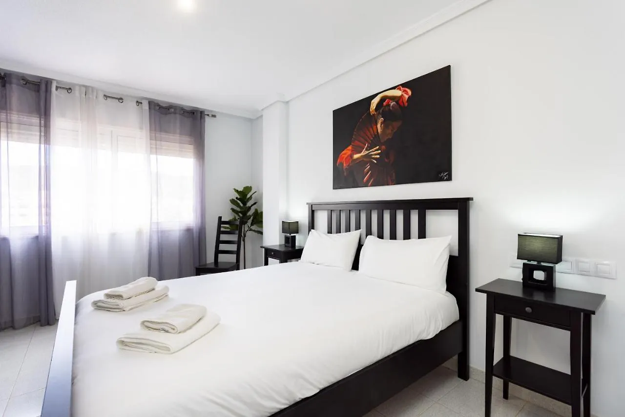Black And White Apartment Free Wifi Los Cristianos  Spain