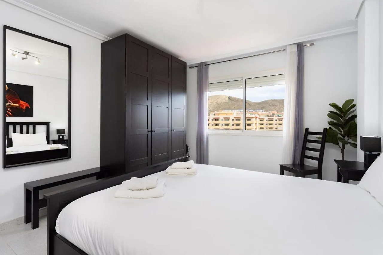 Black And White Apartment Free Wifi Los Cristianos  Spain